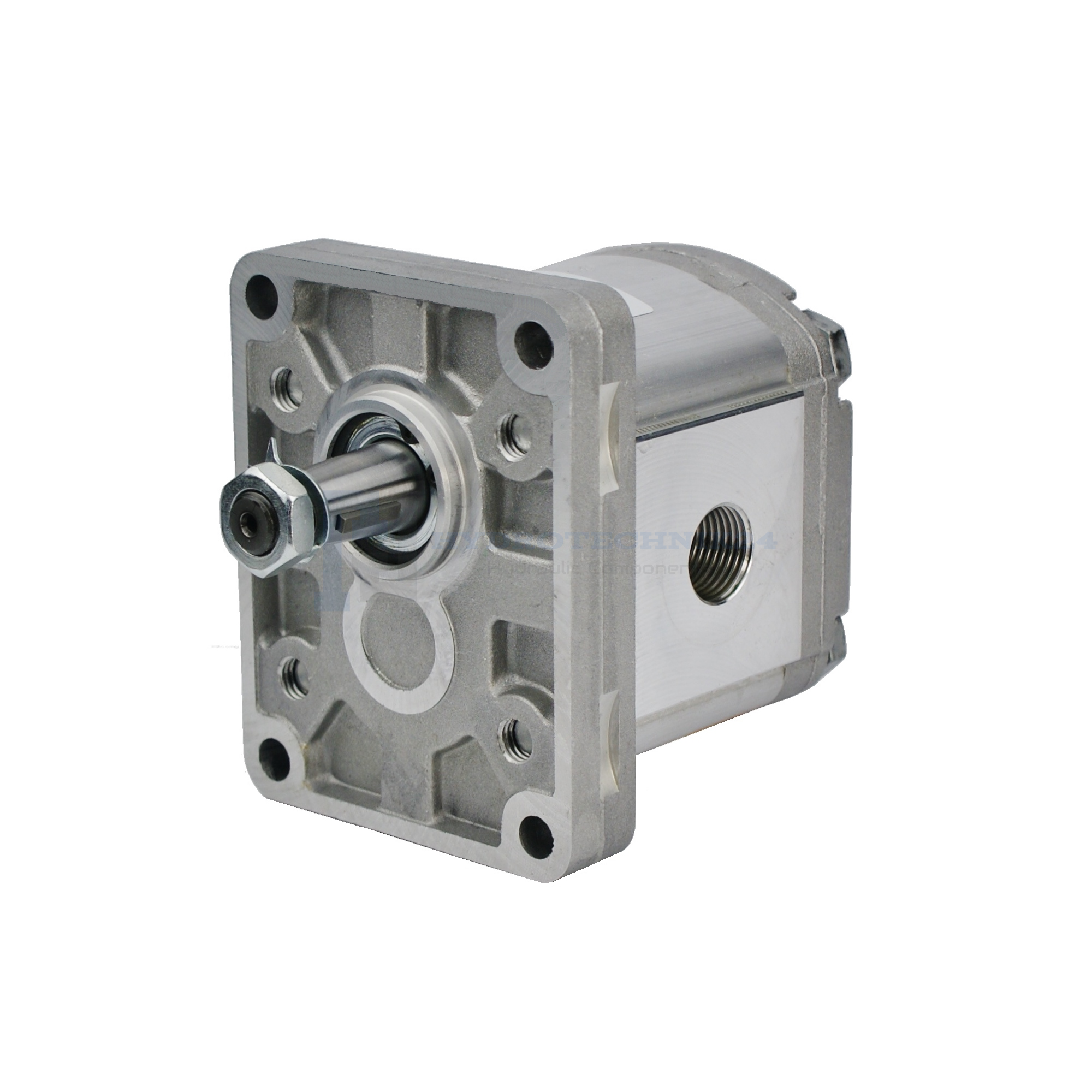 Hydraulikmotor Zahnradmotoren Schluckvolumen 26 cm3/Umdr Max. Drehzahl 2500 U/min Größe 2 mit Vorsatzlager