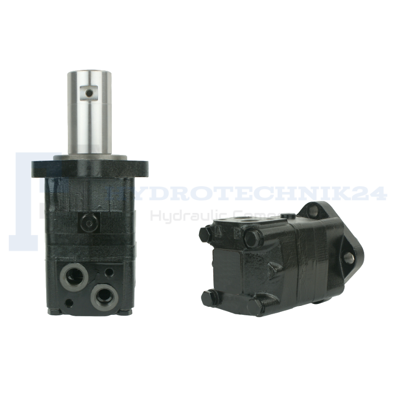 Hydraulikmotor Hydromot CPM160CD – Schluckvolumen 160 Cm³/U, G 1/2″ Anschluss, Ø25 Mm Welle, SAE Flansch, Längsschieberventil, 150 Bar