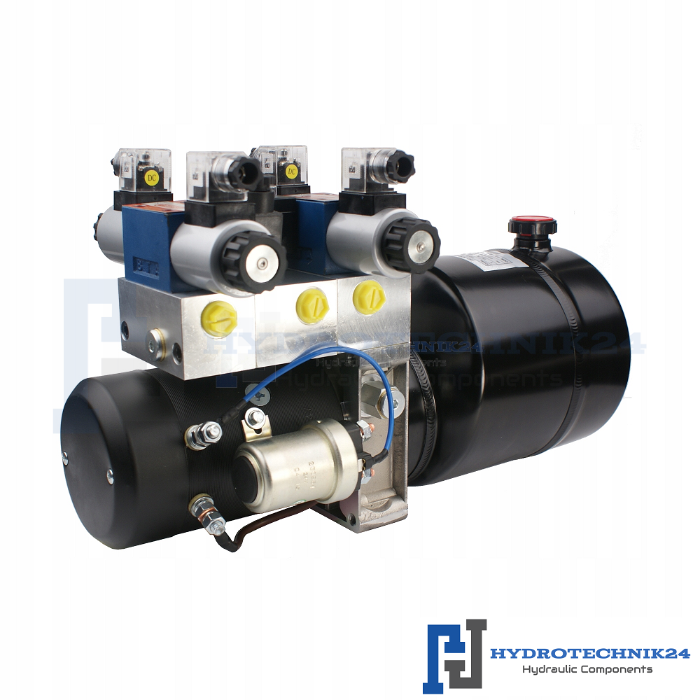 Hydraulikaggregat einfachwirkend 12V, Motorleistung - 1,6kW, Pumpe - 2 Hydraulikaggregat einfachwirkend 12V, Motorleistung - 1,6kW, Pumpe - 2
