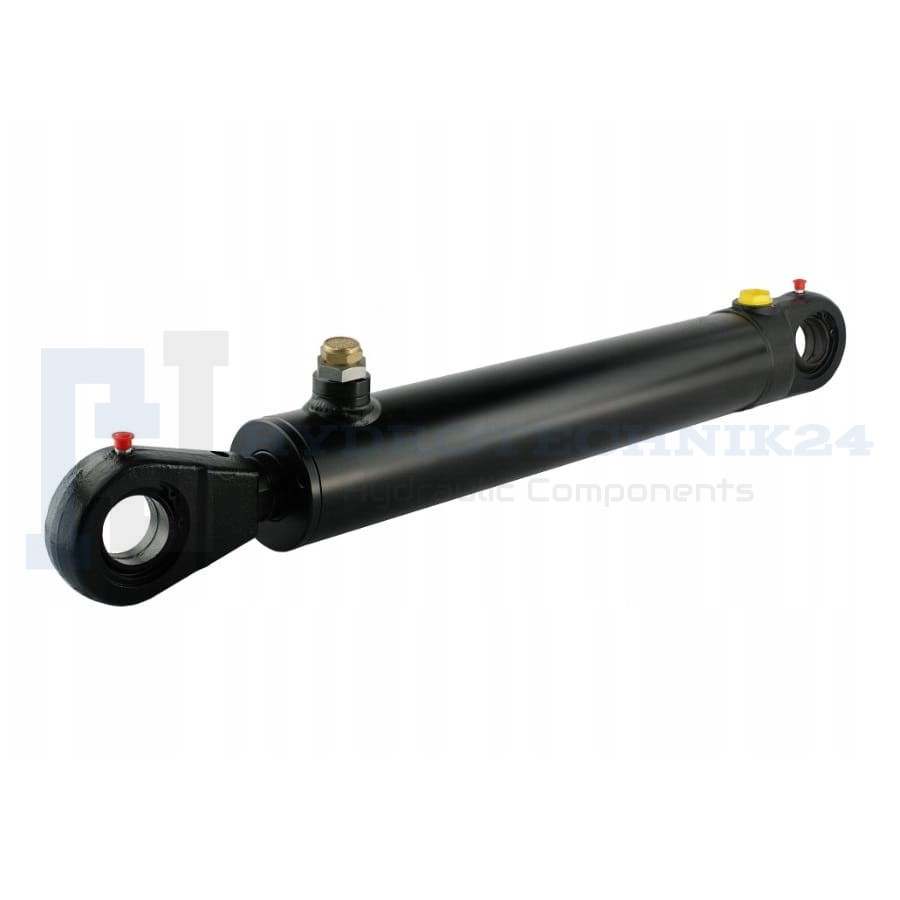 Vérin Hydraulique Simple Effet 20mm Avec Rotules - Course De 50 à 1000mm, Neuf