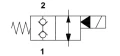 Sitzventil 2/2-Wege Innengewinde: 1/2" Max. Durchfluß: 70L/min Max. Betriebsdruck: 350bar Spannung: 230V gesperrte Stellung TD3