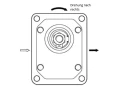 Hydraulikpumpe, Zahnradpumpe NSZ10, Fördervolumen: 10 ccm/U, Drehrichtung rechts
