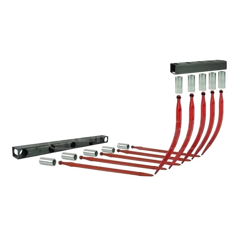 Zinkenträger für Frontladerzinken 0,83m Set 2x Zinkenträger+Schweissmuffe + Zähne + Befestigung