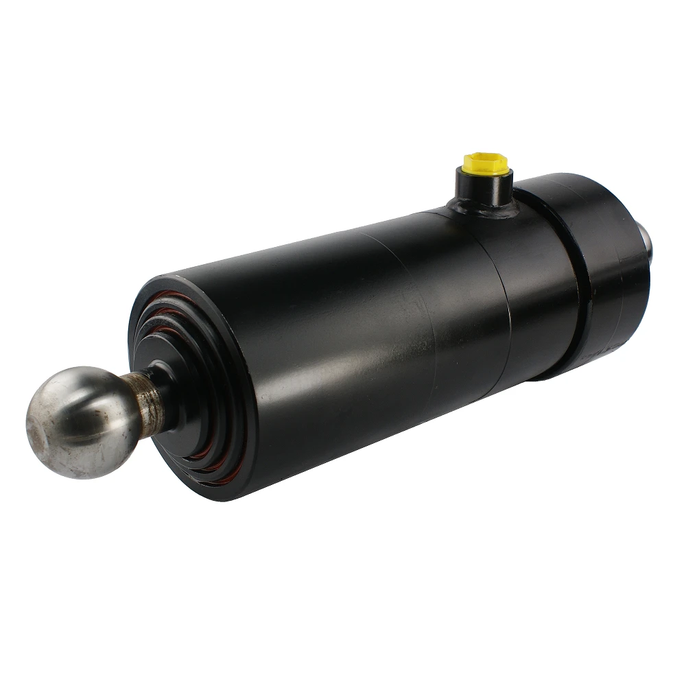 Teleskop-Hydraulikzylinder 3-stufig Ø90/75/60mm 580mm Hub