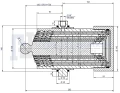 Teleskop-Hydraulikzylinder 5-stufig Ø105/90/75/60/45mm 750mm Hub