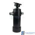 Teleskop-Hydraulikzylinder 4-stufig Ø90/75/60/45mm 910mm hub mit Anschweißkugelpfanne