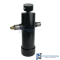 Teleskop-Hydraulikzylinder 4-stufig Ø90/75/60/45mm 984mm hub mit Anschweißkugelpfanne
