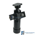 Teleskop-Hydraulikzylinder 3-stufig Ø75/60/45mm 700mm hub mit Anschweißkugelpfanne und Kardanring