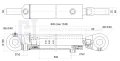 Hydraulikzylinder doppeltwirkend CJ2F-80/45/500 mit Gelenkaugen 40mm + Sperrventil