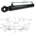 Hydraulikzylinder doppeltwirkend CJ2F-80/45/630 mit Gelenkaugen 40mm + Sperrventil