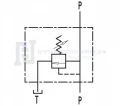 Hydraulik Druckbegrenzungsventil VMPP Innengewinde: 3/4" Durchfluß: 120L/min Betriebsdruck: 50-400bar