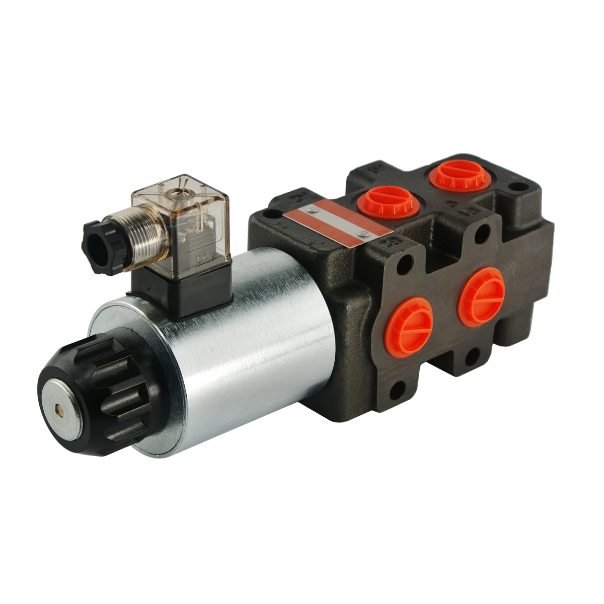 Magnetventil hydraulischer Teiler 6/2 90L/min, elektrisch gesteuert 12V