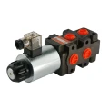 Magnetventil hydraulischer Teiler 6/2 90L/min, elektrisch gesteuert 12V