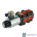 Magnetventil hydraulischer Teiler 6/2 90L/min, elektrisch gesteuert 12V