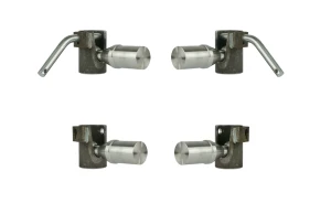 Set 4 Kippkugel-Kipplagergehäuse und Vorsteckbolzen