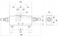 Hydraulik Ventil doppeltes overcentre VBCD DE-A Innengewinde: 1/2" Durchfluß: 60L/min Max. Betriebsdruck: 350bar