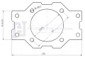 Halteplatte für alle BMT - Hydraulikmotoren Gerotormotoren Gerollermotor