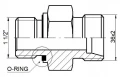 Gerade Einschraubverschraubung ED PBB 1 1/2" - M36x2