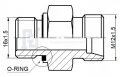 Gerade Einschraubverschraubung M16x1,5 - M12x1,5