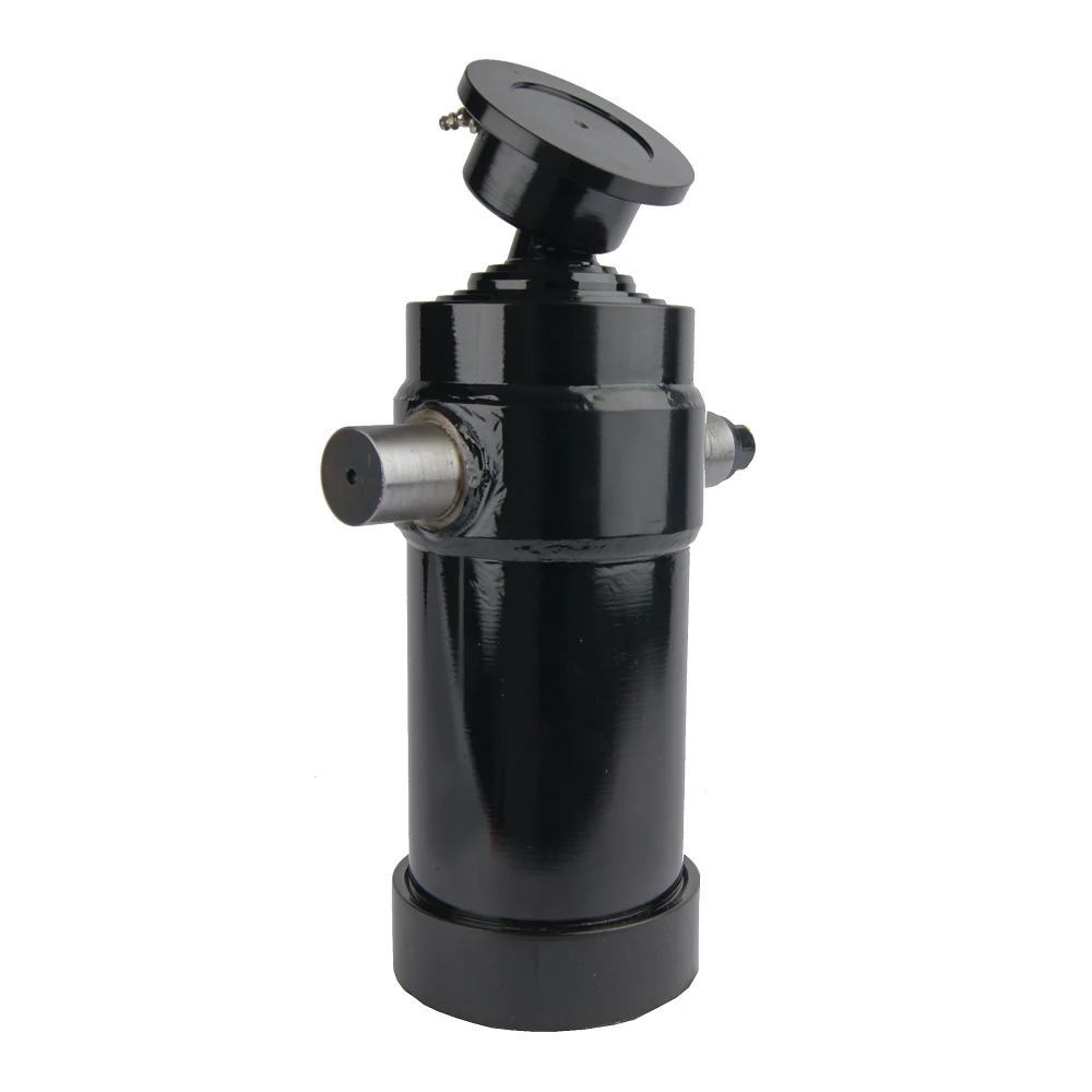 Teleskopzylinder 5-stufig Ø105/90/75/60/45mm 1050mm hub mit Kugelpfanne