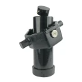 Teleskopzylinder 5-stufig Ø105/90/75/60/45mm 1237mm hub mit Kugelpfanne und Kardanring