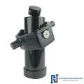 Teleskopzylinder 5-stufig Ø105/90/75/60/45mm 1237mm hub mit Kugelpfanne und Kardanring