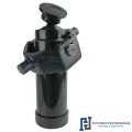 Teleskopzylinder 5-stufig Ø105/90/75/60/45mm 1432mm hub mit Kugelpfanne und Kardanring