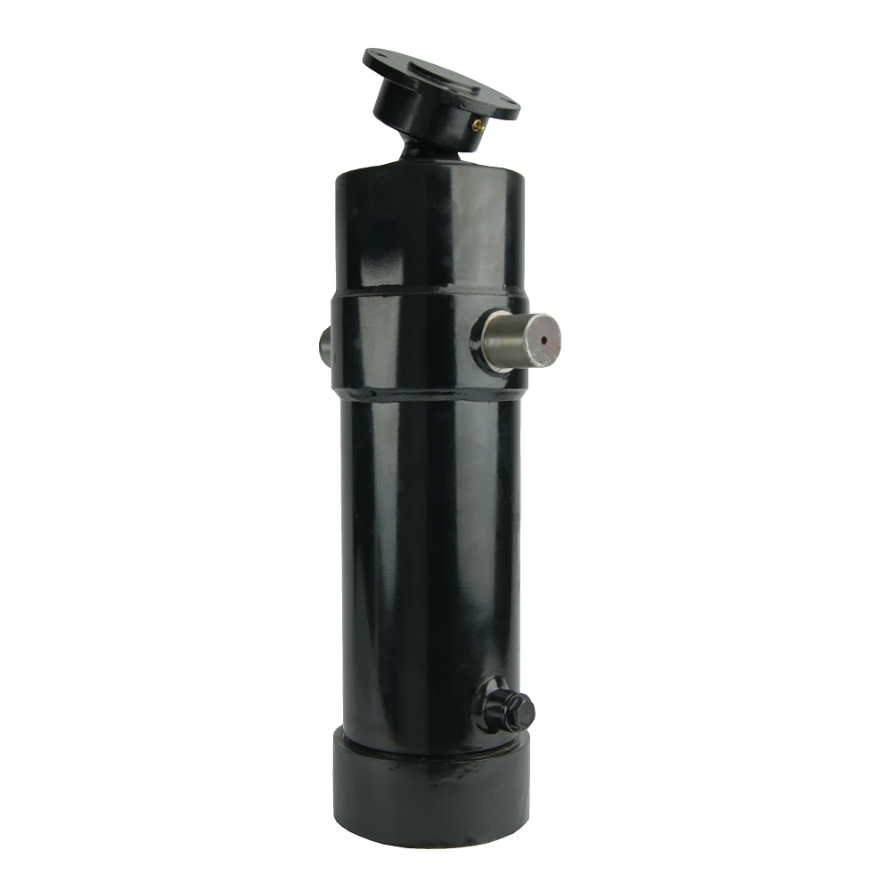 Teleskopzylinder 4-stufig Ø120/105/90/75mm 1700mm hub mit Kugelpfanne