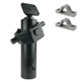 Teleskopzylinder 4-stufig Ø105/90/75/60mm 1300mm hub mit Kugelpfanne, Kardanring und Lagerbockpaar