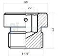 Verschlussschraube mit Siegel BSP 1 1/4"