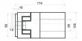 Kupplung Sternkupplung für Hydraulikpumpen BG 3 | Motor D=55mm Pumpe konus 1:8