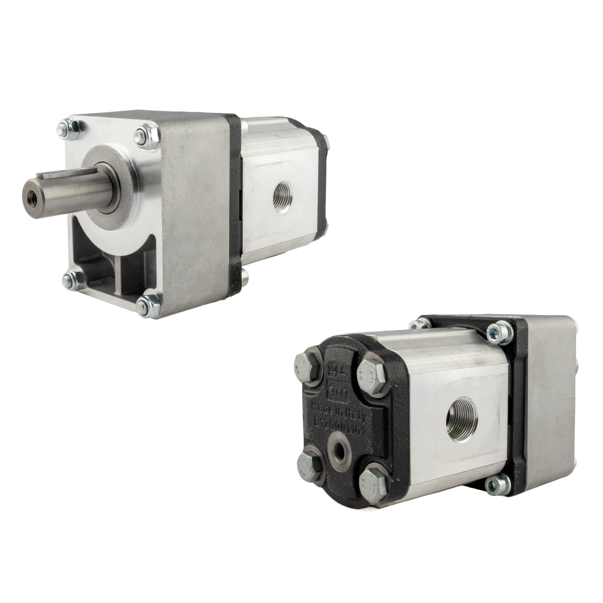 Hydraulikmotor Zahnradmotoren Schluckvolumen 4 cm3/Umdr Max. Drehzahl 4000 U/min Größe 2 mit Vorsatzlager