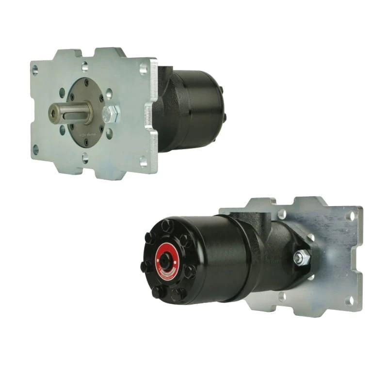 Hydraulikmotor Orbitmotoren Typ BMR Schluckvolumen 200cm3/Umdr Max. Drehzahl 300U/min, Welle 32 mm + Halteplatte