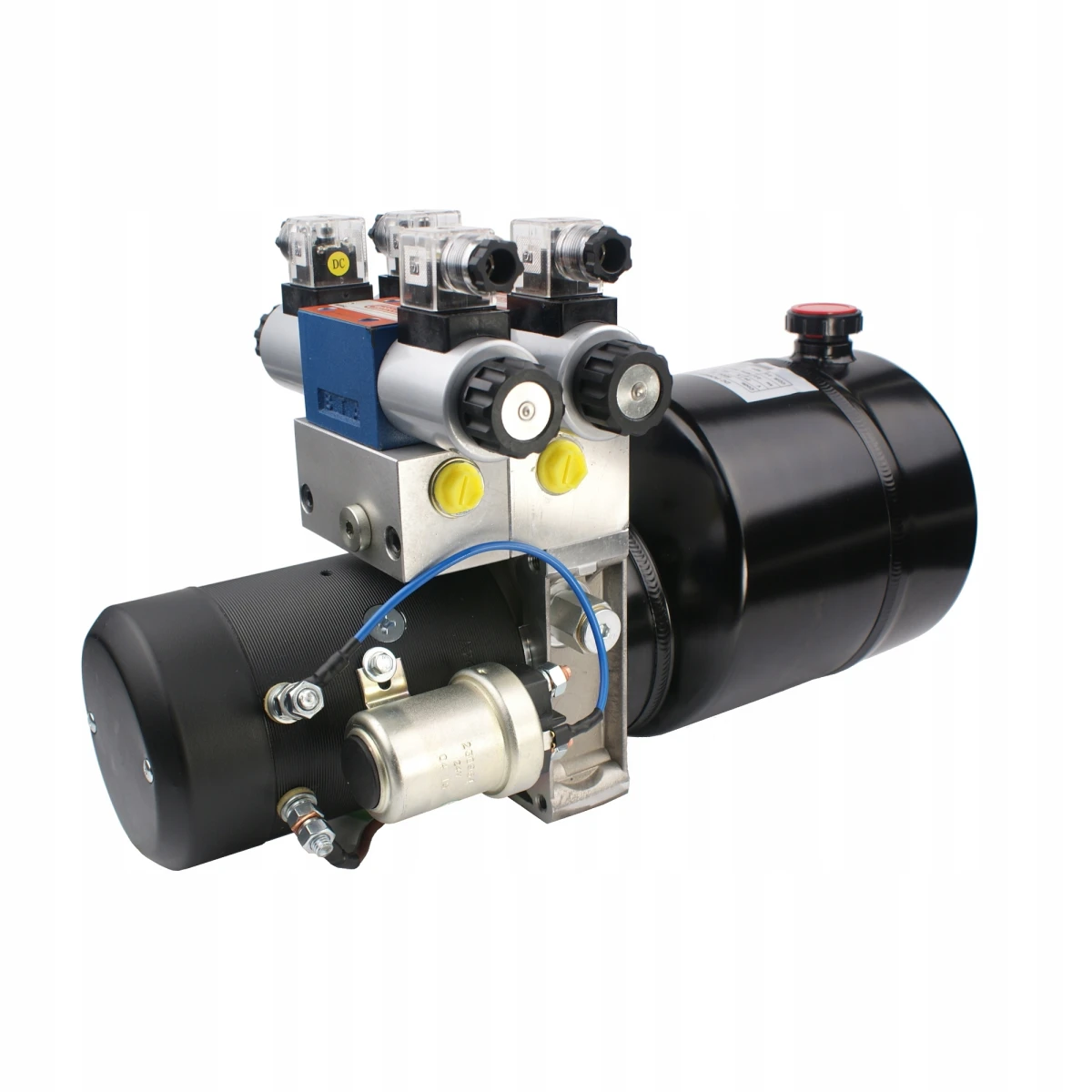 Hydraulikaggregat 2xdoppeltwierkend 24V, Motorleistung - 2,2kW, Pumpe - 3,3ccm, Nenndruck - 120bar, mit Öltank