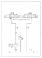 Hydraulikaggregat 2xdoppeltwierkend 24V, Motorleistung - 2,2kW, Pumpe - 3,3ccm, Nenndruck - 120bar, mit Öltank