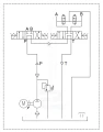 Hydraulikaggregat 1xDW 1xDW mit Schwimmstellung 24V, Motorleistung - 2,2kW, Pumpe - 2,5ccm, Nenndruck - 155bar, mit Öltank