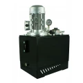 Hydraulikaggregat 400V mit Druckbegrenzungsventil und Manometer, Motorleistung - 7,5kW, Pumpenleistung - von 14,5L/min bis 29L, mit Öltank 50L