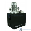 Hydraulikaggregat 400V mit Druckbegrenzungsventil und Manometer, Motorleistung - 7,5kW, Pumpenleistung - von 14,5L/min bis 29L, mit Öltank 50L