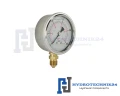 Glyzerin Manometer Druckmessbereich 0-160Bar im Set mit Schnellkupplung Euro ISO Stecker