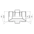 Gerade Verschraubung G 5/8" - G 5/8"