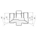 Gerade Verschraubung G 1 1/2" - G 1"