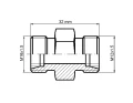 Gerade Verschraubung M16x1,5 - M12x1,5