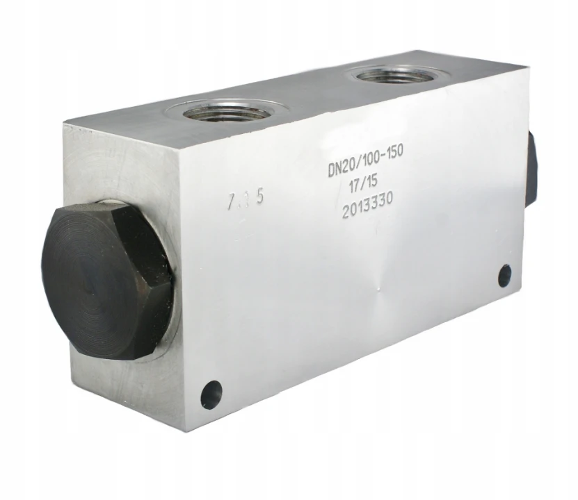 Aluminium Mengenteiler - Stromregelventil Teilung 50/50 Innengewinde: 3/8" Durchfluß: 12-24L/min Max. Betriebsdruck: 210bar