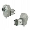 Zapfwellengetriebe mit Hydraulikpumpe 20ccm, Größe 2, leistung von 40L/min. Kleineres Zapfwellengetriebe