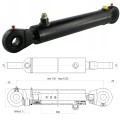 Hydraulikzylinder einfachwirkend CJF-50/28/500 mit Gelenkaugen 25mm