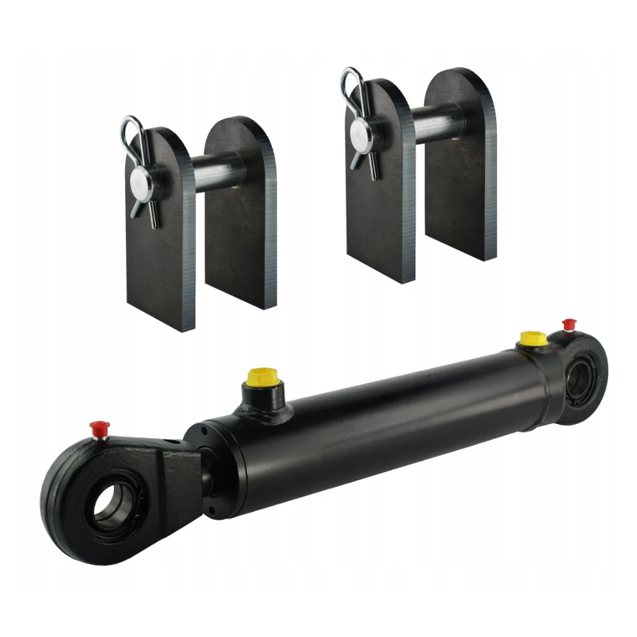 Hydraulikzylinder doppeltwirkend CJ2F 50/28/140 mit Gelenkaugen 25mm + Befestigung
