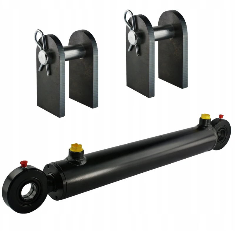 Hydraulikzylinder doppeltwirkend CJ2F 50/28/300 mit Gelenkaugen 25mm + Befestigung