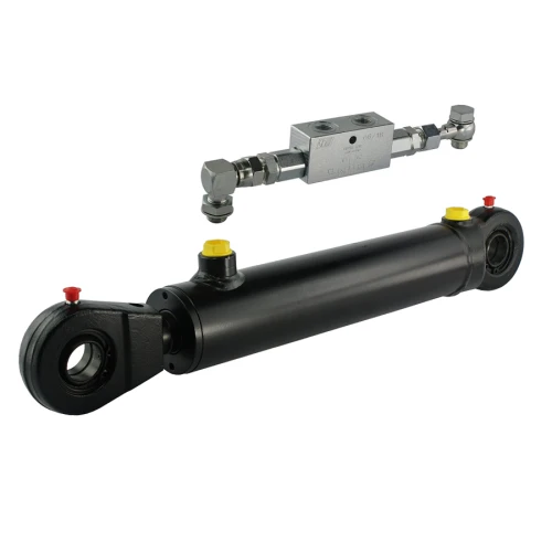 Hydraulikzylinder Doppelwirkend – 50/28, 350 Mm Hub, Gelenkaugen 25 Mm, 250 Bar, Inkl. 2 Jahre Garantie
