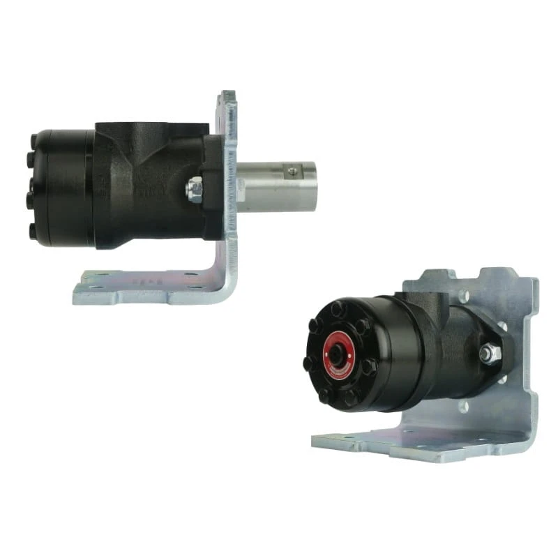 Hydraulikmotor Orbitmotoren Typ BMR Schluckvolumen 200 cm3/Umdr Max. Drehzahl 300 U/min + Halteplatte + Buchse