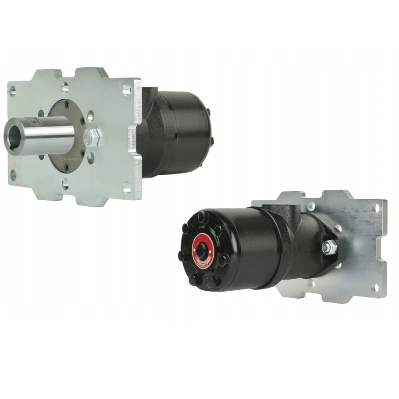 Hydraulikmotor Orbitmotoren Typ BMR Schluckvolumen 80 cm3/Umdr Max. Drehzahl 750 U/min + Halteplatte + Buchse
